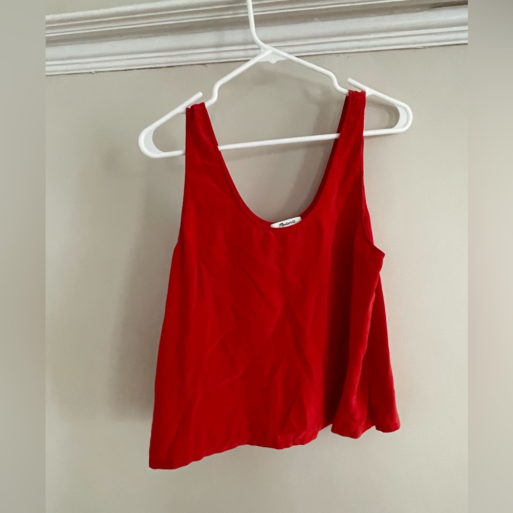 100% silk tank